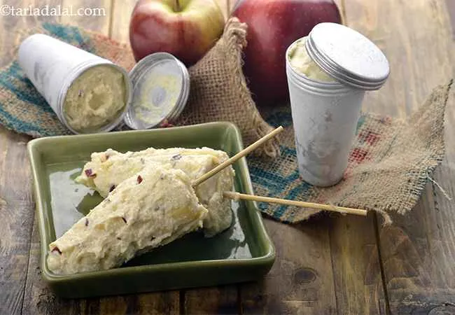 Fruit Kulfi, Banana and Apple Kulfi