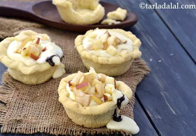 Fruity Chocolate Tarts ( Eggless Desserts Recipe)