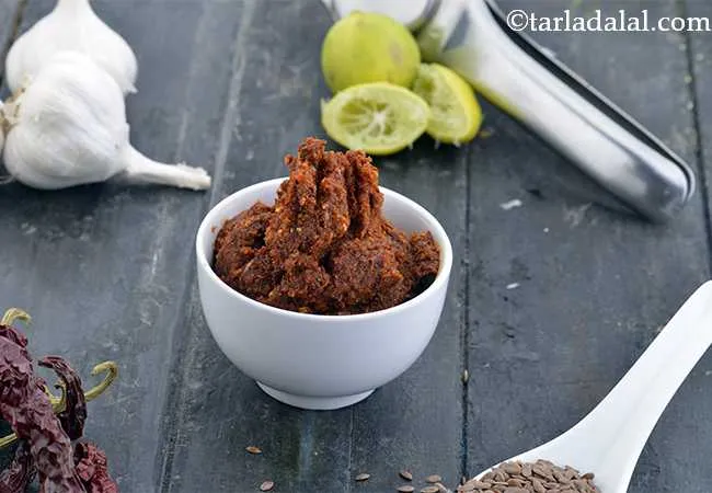 Garlic- Flaxseed Chutney