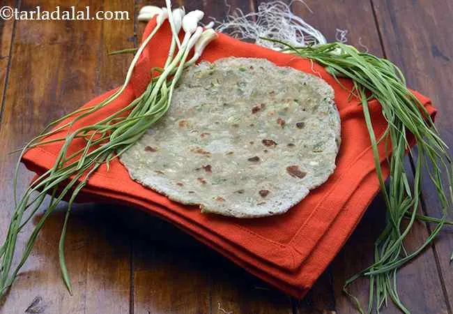 Garlic Rotis, Green Garlic Multigrain Roti