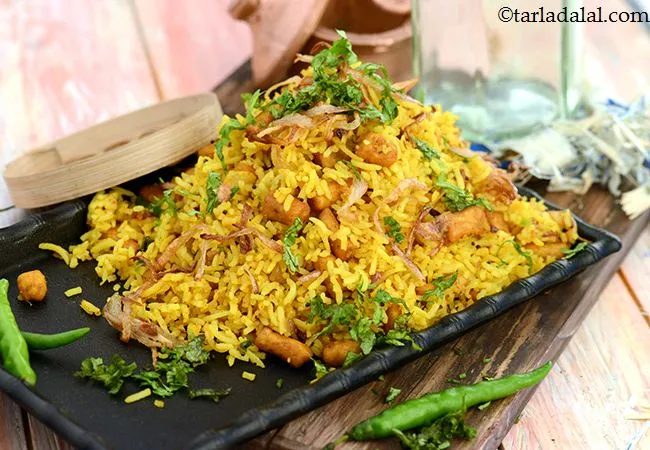गट्टे का पुलाव | Gatte ka Pulao, Rajasthani Gatte Ka Pulao