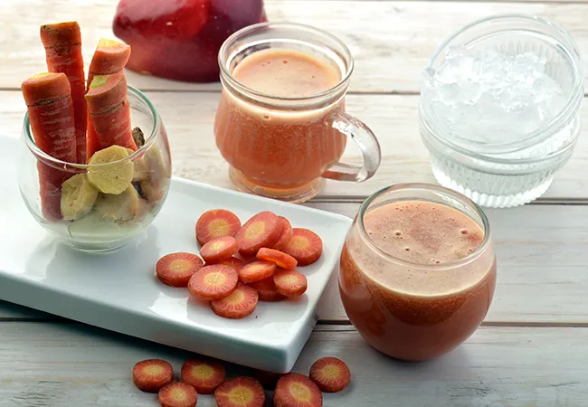 Ginger Spice, Ginger Carrot Apple Orange Juice