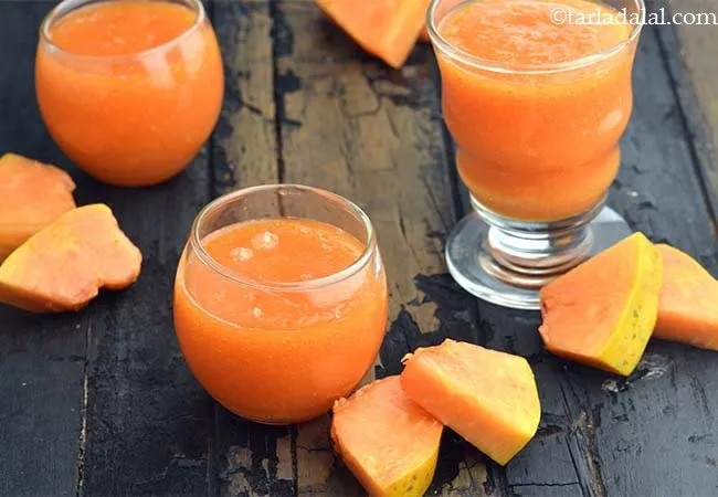  Golden Glow, Papaya and Honey Juice