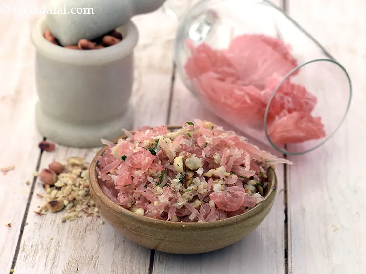 Grapefruit, Coconut and Peanut Salad