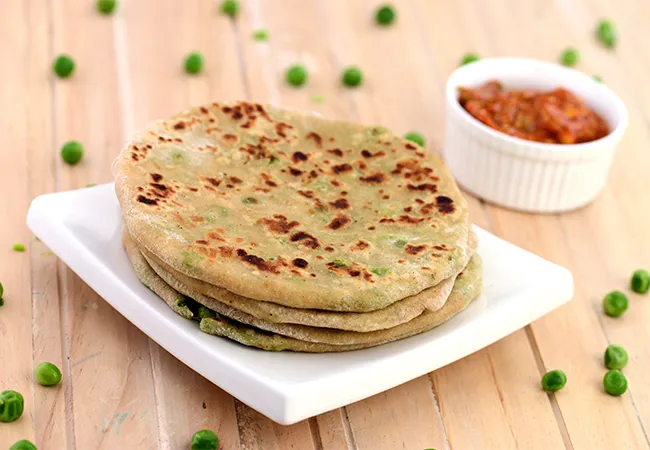  Green Peas Paratha for Diabetics, Weight Loss, Heart