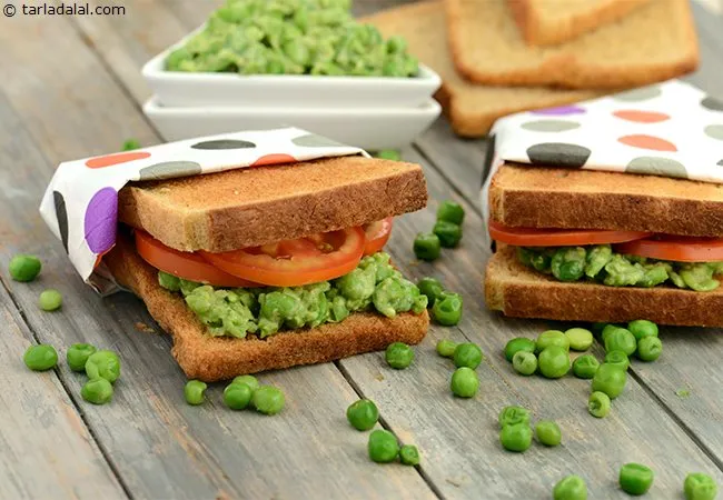Green Peas Sandwich
