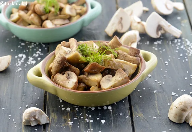 Grilled Mushrooms, Healthy Accompaniment