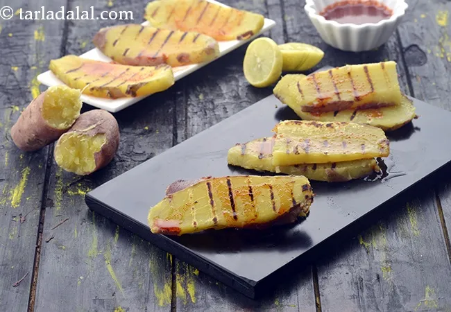 Grilled Sweet Potato, Low Salt Recipe