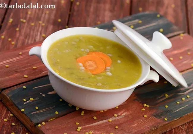 Healthy Lentil Soup, Yellow Moong Dal Soup Recipe