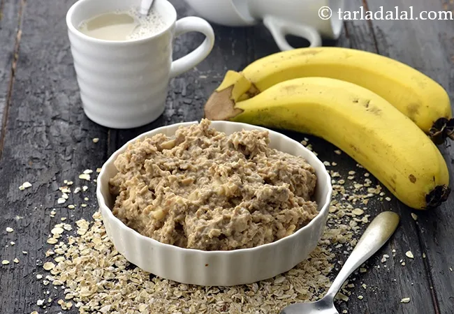 Healthy Peanut Almond Milk Oatmeal, for Breakfast