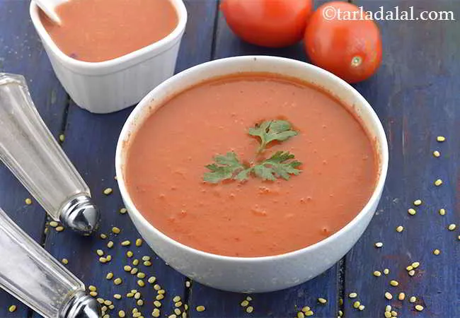 हेल्दी टमॅटो सूप - Healthy Indian Tomato Soup