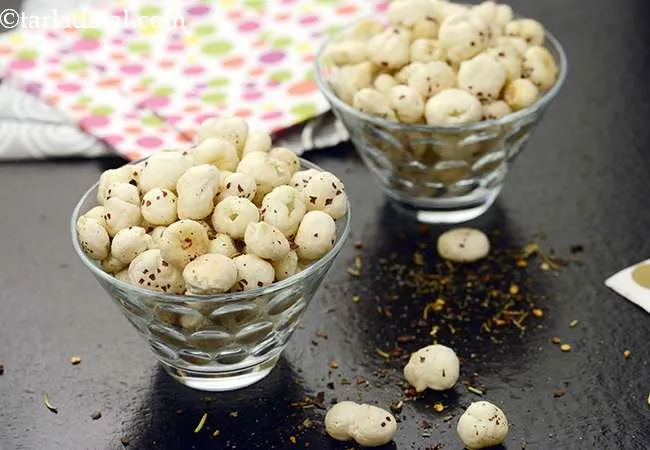 Herbed Makhanas ( Tiffin Treats)