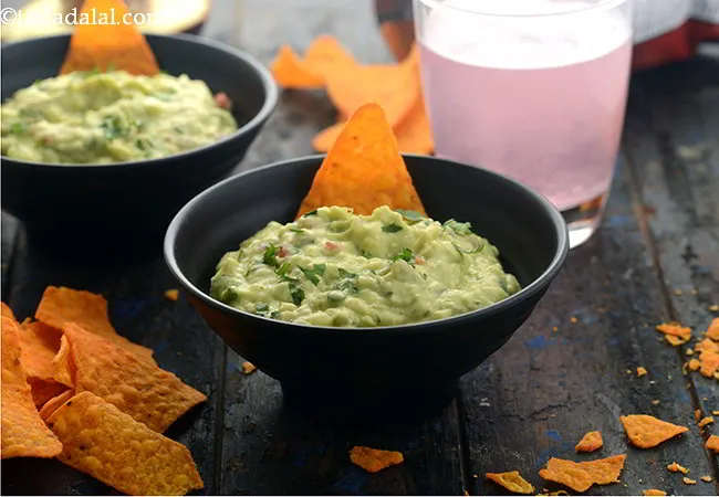 Indian style guacamole recipe | healthy guacamole | Mexican guacamole | guacamole dip