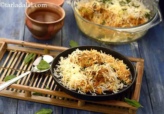 Kabuli Chana Kofta Biryani