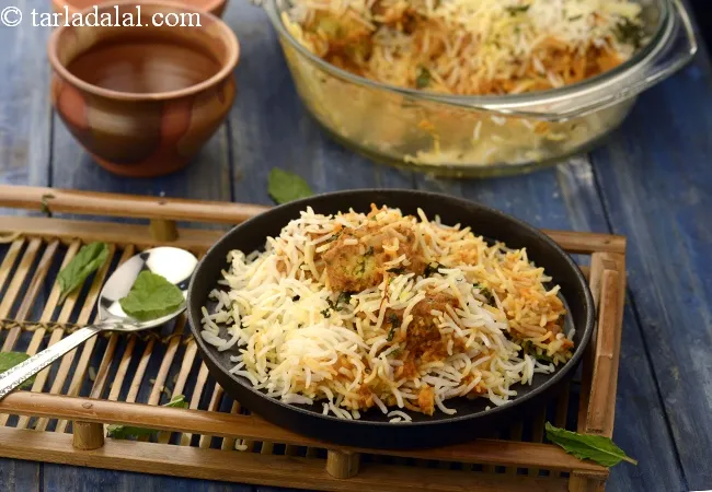 Kabuli Chana Kofta Biryani