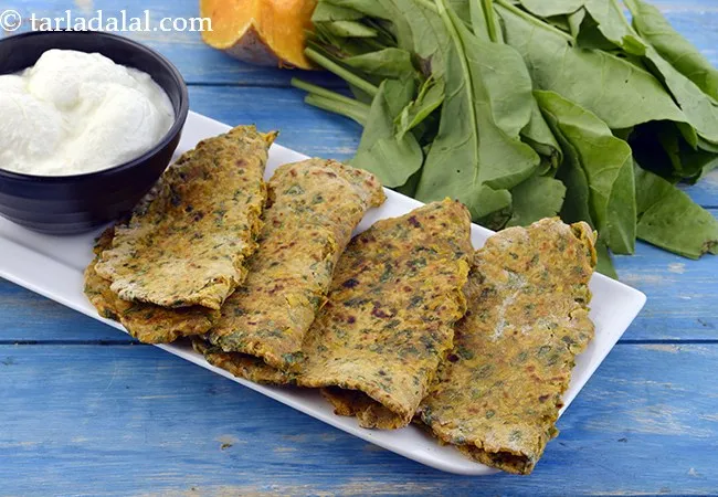 Kaddu Palak Ki Roti