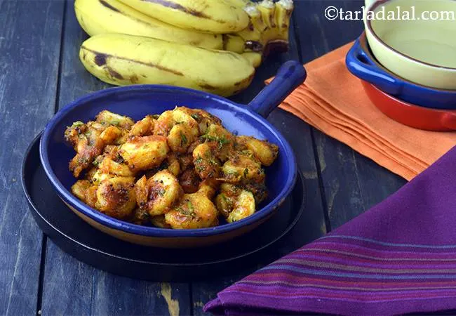  केले की सब्जी की रेसिपी | गुजराती केले की सब्जी - Kele ki Sabzi, Banana Subzi 