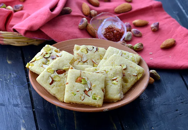 Kesar Pista Biscuits, Kesar Pista Badam Biscuit
