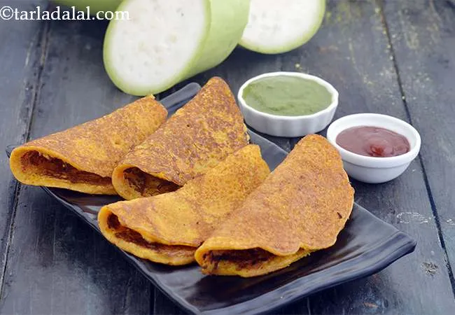 Lauki Chilla, Bottle Gourd Doodhi Cheela