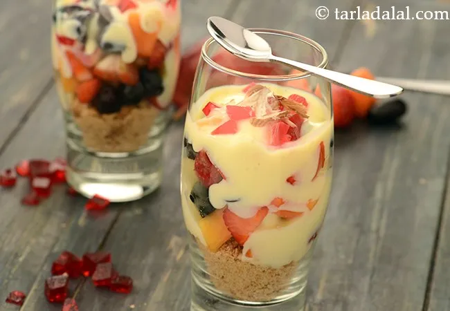Layered Fruity Custard