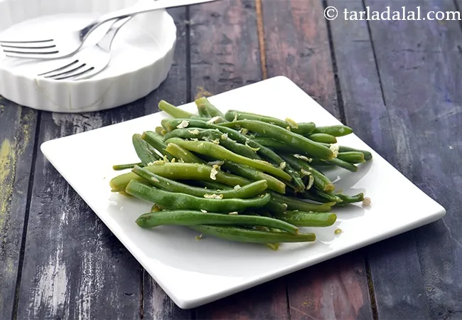 Lemon Green Beans with Sea Salt