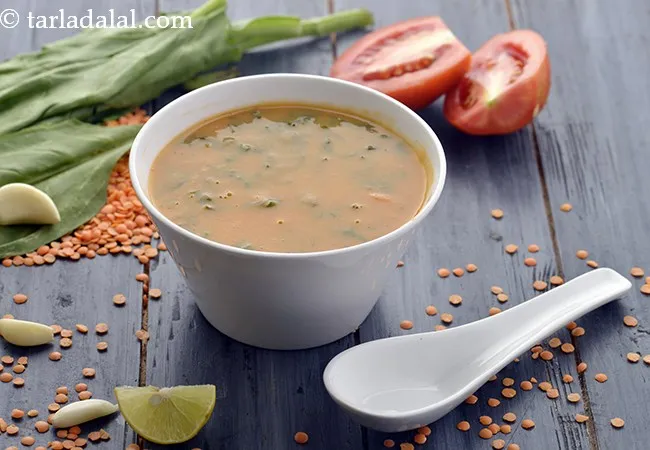 Lentil, Tomato and Spinach Soup
