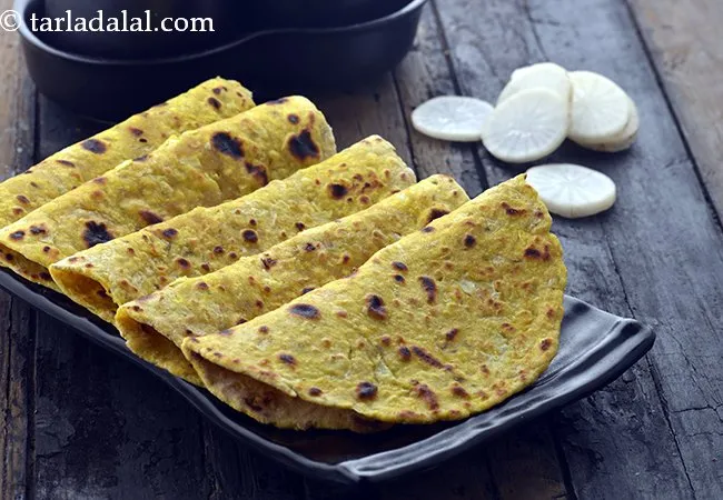 Low Salt Mooli Roti, Nutritious Radish Rotis