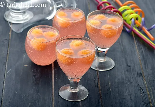 Lychee and Melon Ball Drink