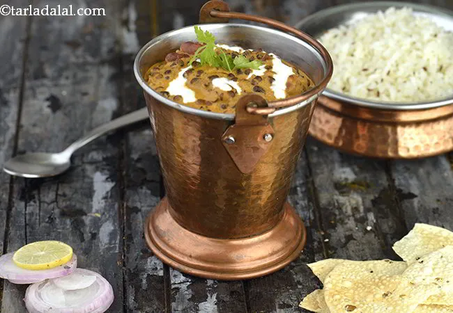 maa ki dal recipe | pressure cooker maa ki dal | Punjabi kali dal | black gram dal |