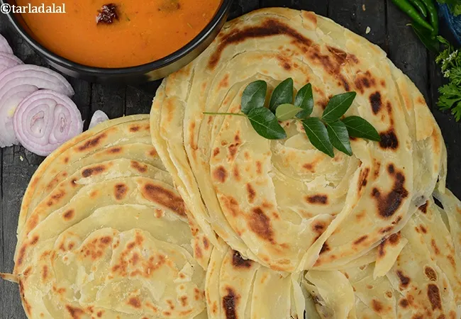Malabar paratha recipe | Kerala parotta | Indian Malabar parotta | flaky paratha |