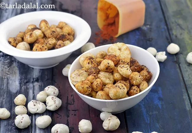 Masala Makhana Recipe, Healthy Lotus Seed Snack