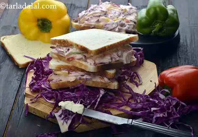 Mayo Veggie Curd Sandwich
