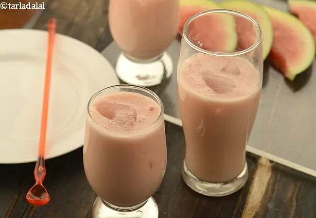 Melon and Watermelon Smoothie, Melon Smoothie Recipe with Yogurt
