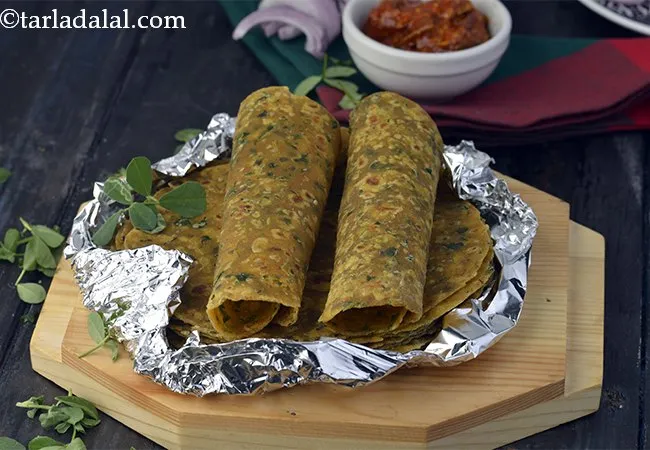 Methi Thepla, Thepla Recipe Without Curds for Traveller