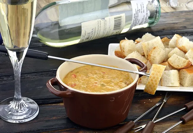 Mexican Cheese Fondue