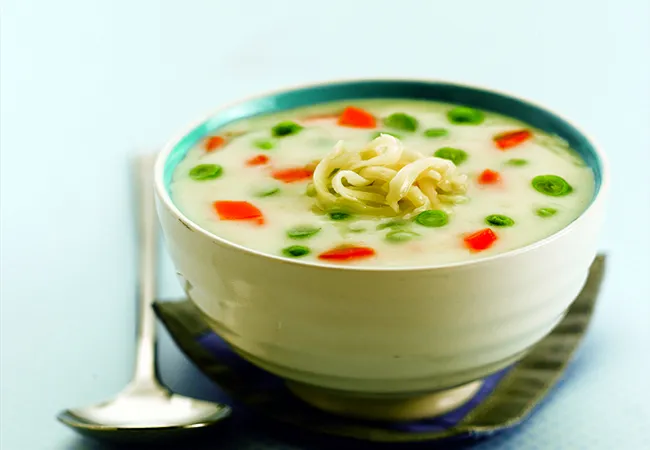 Milk Vegetable Soup