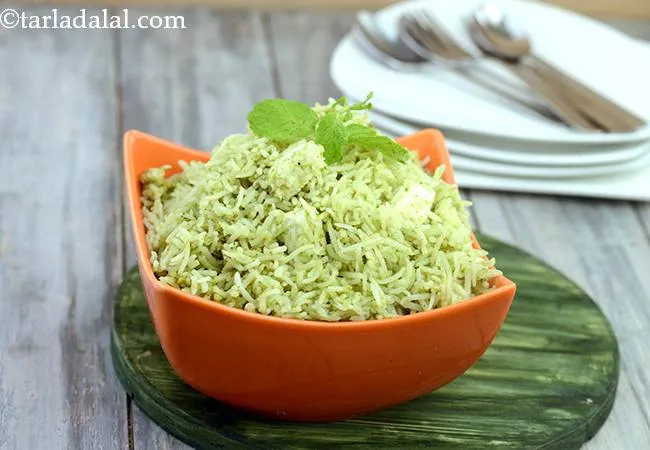 મીન્ટી પનીર બિરયાની | Minty Paneer Biryani