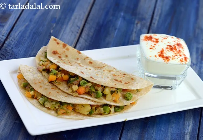 Mixed Vegetable Paratha