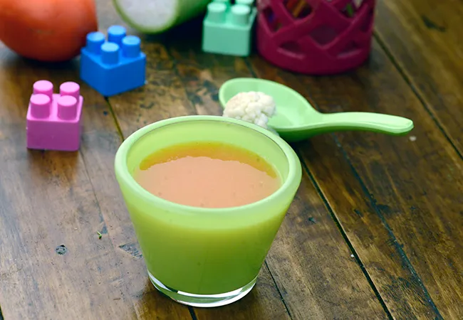 Mixed Vegetable Soup for Babies and Toddlers