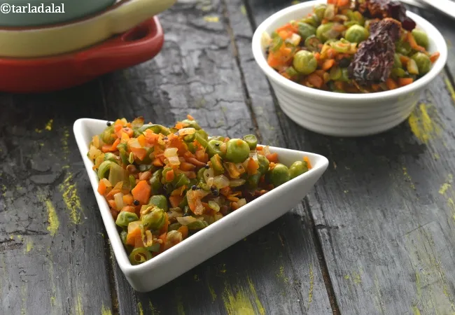 Mixed Vegetable Thoran, Low Salt Recipe