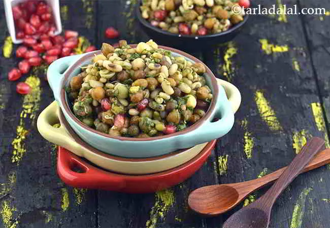 Mixed Sprouts Chaat, Evening Indian Snack