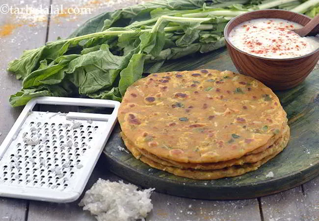 पंजाबी मूली पराठा - Mooli Paratha, Punjabi Radish Paratha 