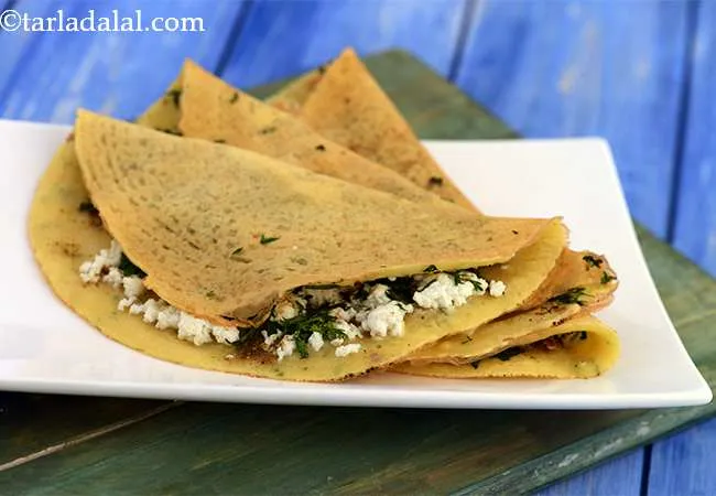Moong Dal and Paneer Chila
