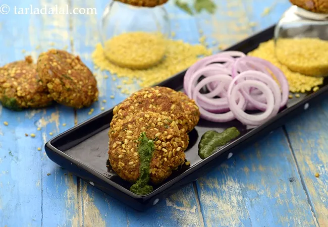 Moong Dal and Paneer Tikki