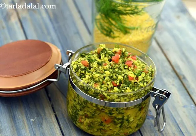 Moong Dal and Suva Subzi