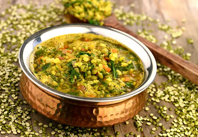 Moong Dal with Spinach