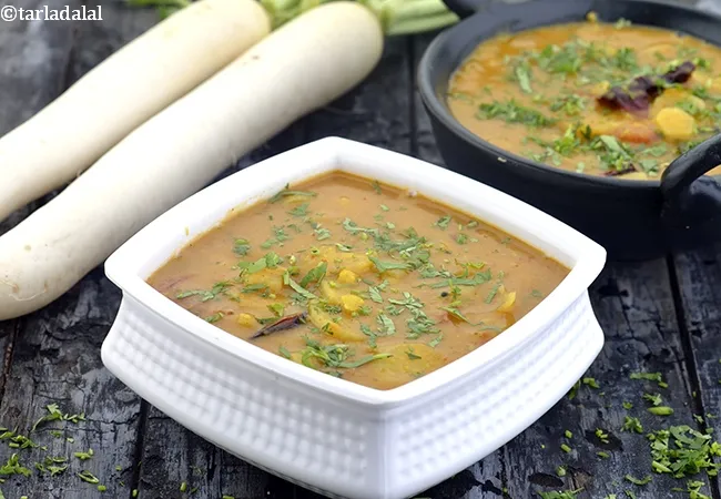 Mullangi Sambar, South Indian Radish Sambhar