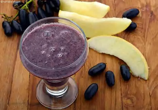 Musk Melon Black Grape Drink