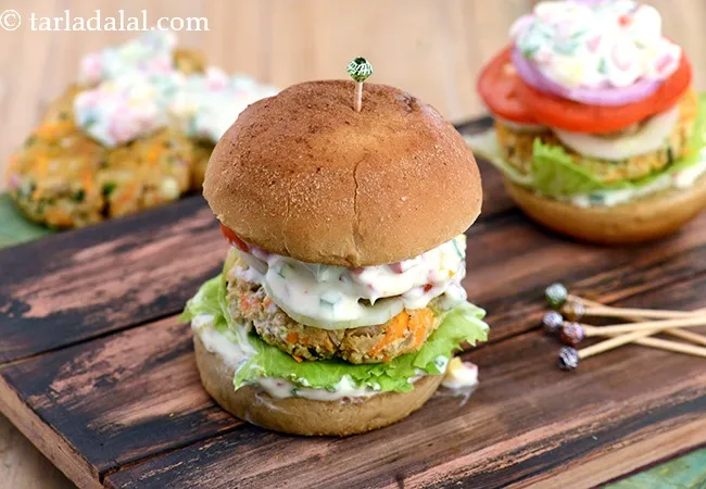 न्यूट्रिशियस बर्गर रेसिपी | न्यूट्रिशियस वेज बर्गर | Nutritious Burger