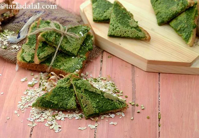 Oats Moong Toast